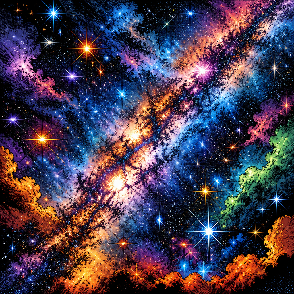 Cosmos still panel 3.